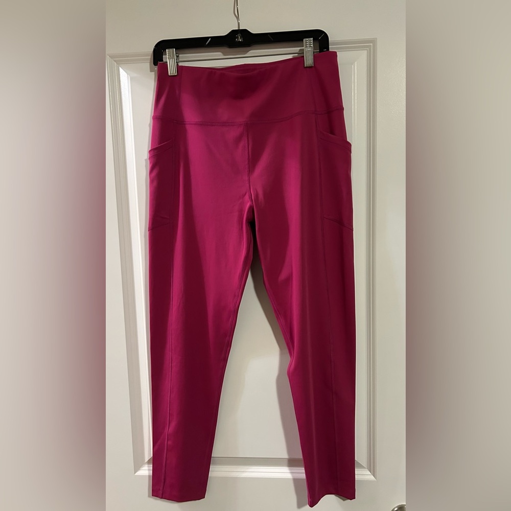 Calvin Klein hot pink yoga pants.